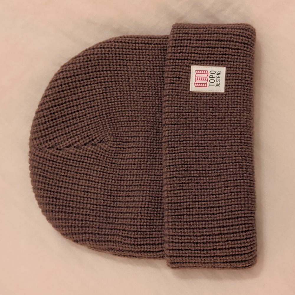 Topo Designs Watch Cap Beanie Brown